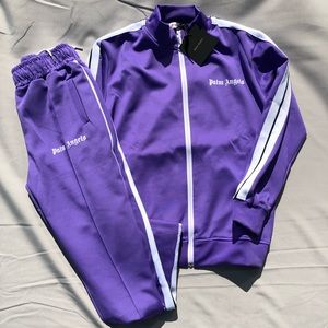 Palm Angels Purple/Black/white Tracksuit